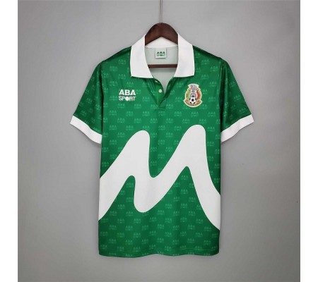 Mexico 1995 Home Green Soccer Jersey